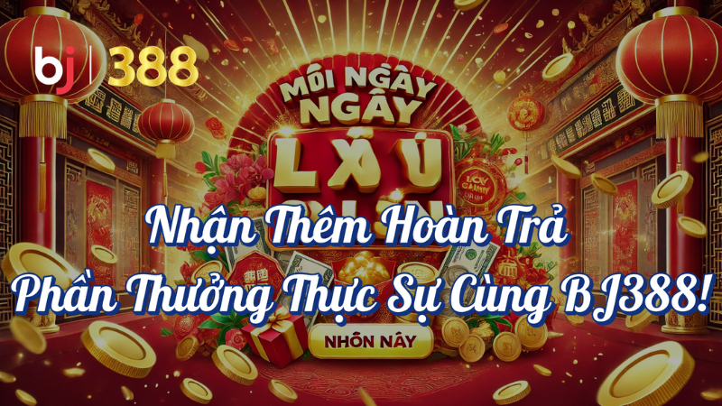 Nhận thêm hoàn trả phần thưởng thực sự cùng BJ388